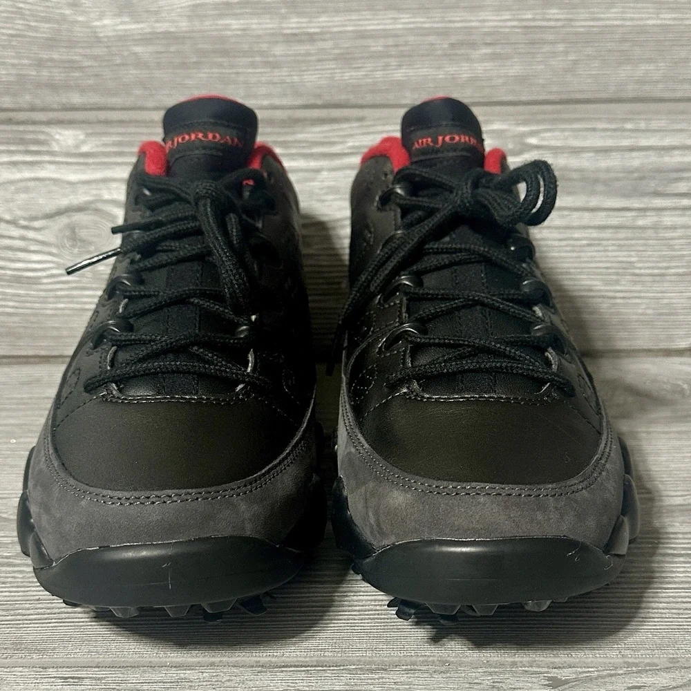 Nike‎ Air Jordan 9 Low Golf Sneakers Black True Red FJ5934-002 Men's Size 9 New